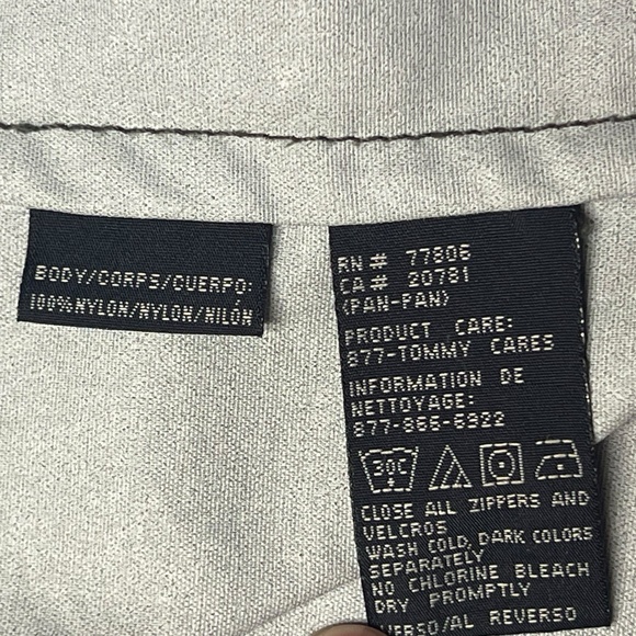 Tommy Hilfiger Military Field Jacket XL Olive Green Collared Vintage Utility - Picture 11 of 16